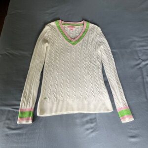 Lilly Pulitzer cableknit sweater